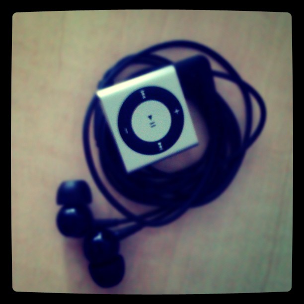 New toy – for some reason I’ve always wanted an iPod shuffle.