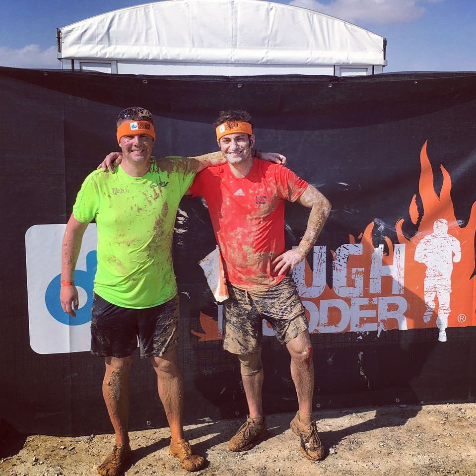 Tough Mudder Dubai done. It was tough, it was sandy, it was muddy in places. #dutoughmudder