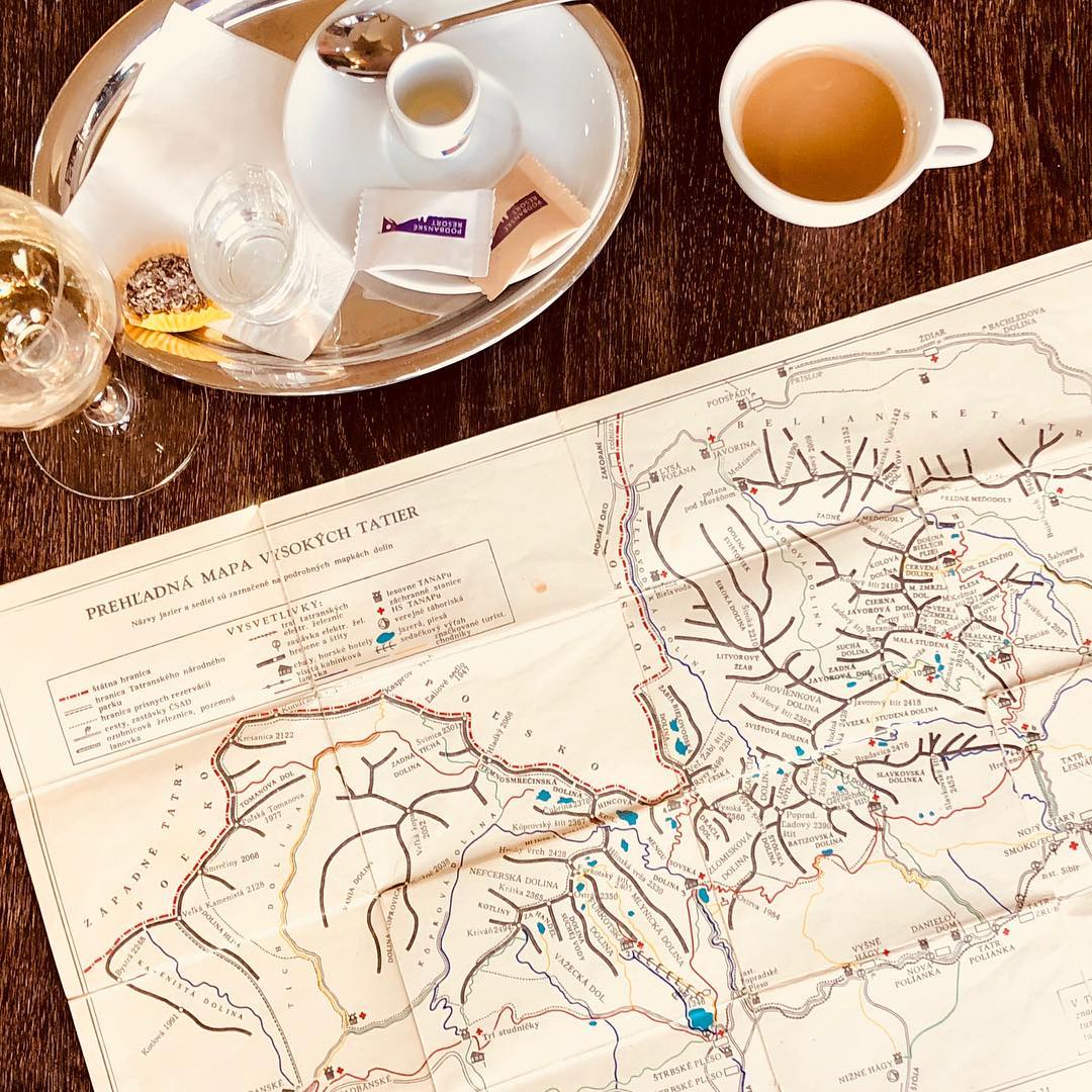 Planning a hike with a map that’s older than you. #thingstodoinslovakia