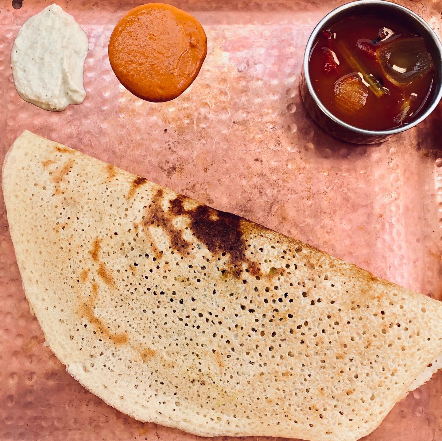 Weather is lovely in Kolkata right now for a breakfast on the terrace. #incredibleindia