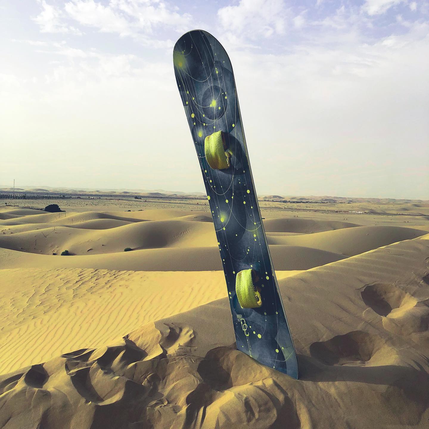 A day in the desert, including, briefly, sand boarding.