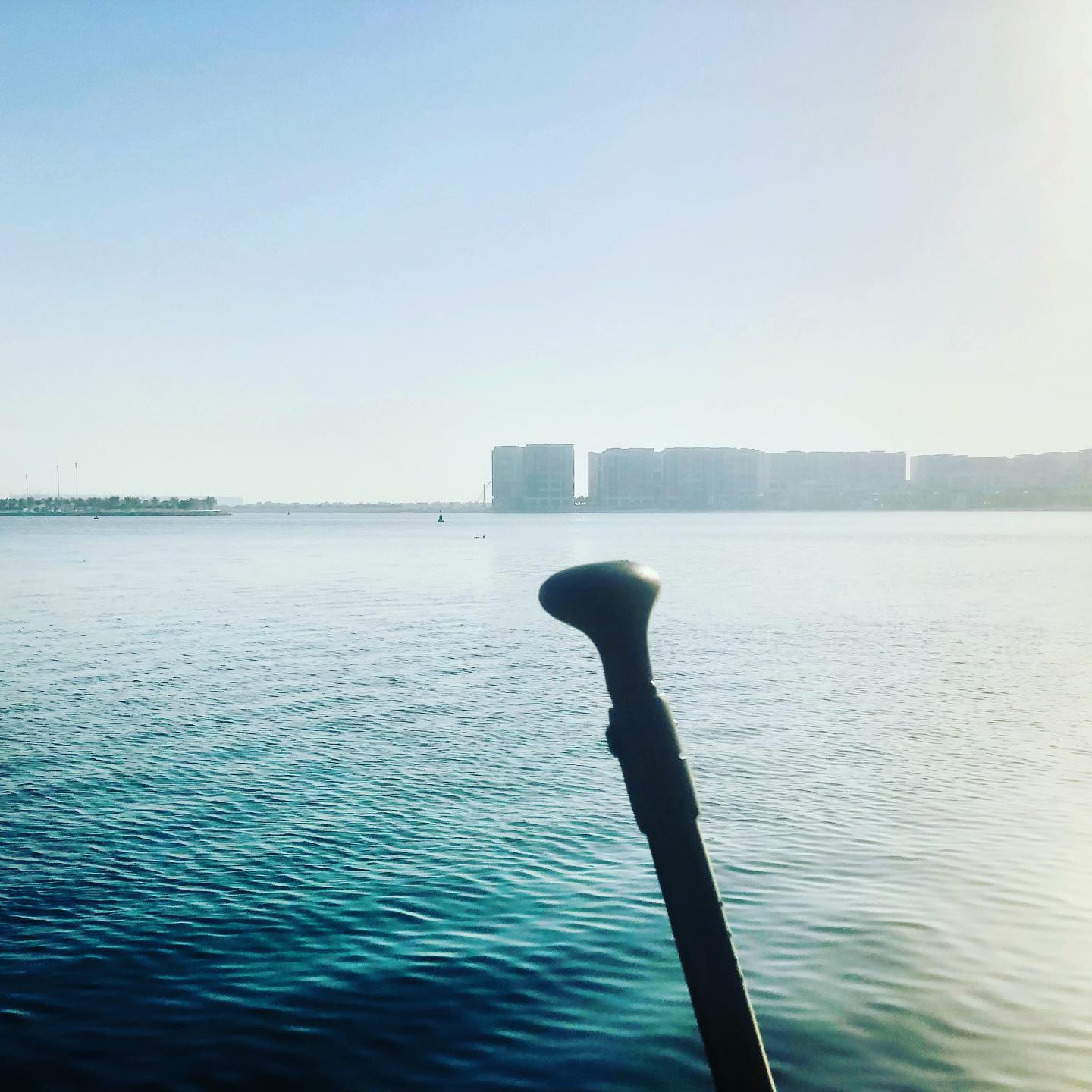 Early morning stand-up paddle is becoming a favorite way to start the day.